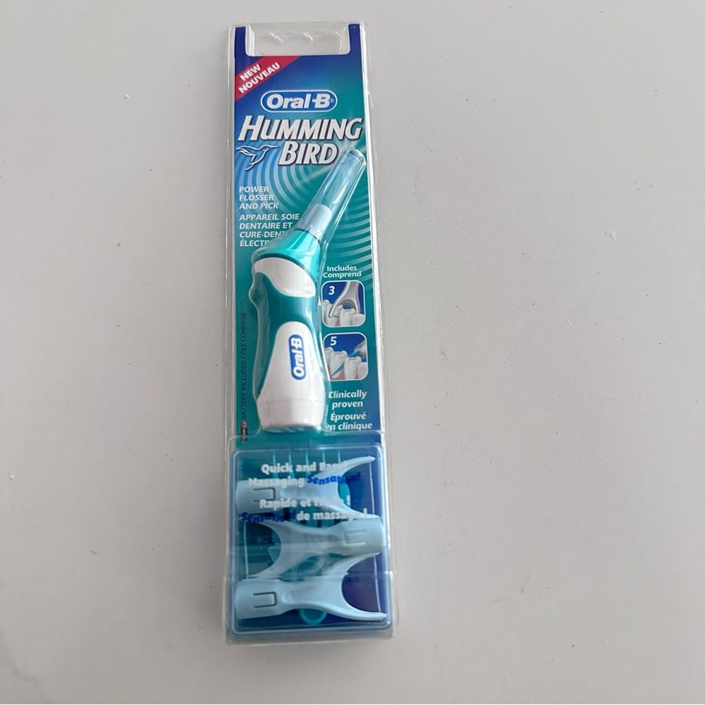 Oral B Hummingbird Power Flosser and Pick